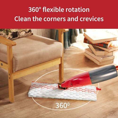 4 Pack Microfiber Spray Mop Pads for Oceda ProMist MAX