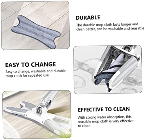 Multi Purpose Microfiber Mop Cloth Reusable Flat Mop Pad
