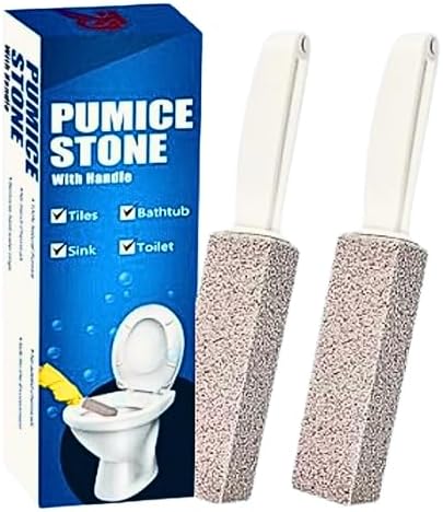 2 Pack Ring King Pumice Stone Toilet Cleaner with Handle