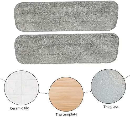Ipetboom 5pcs Microfiber Mop Pads Reusable Floor Cleaning Heads 1
