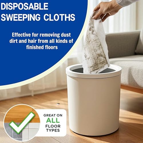 Peachicha Dry Sweeping Cloths Refills for Swiffer 80 Count Pack