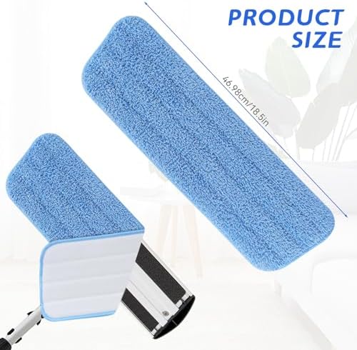 BeiLan Replacement Microfiber Mop Pad 10 Pack 18 17