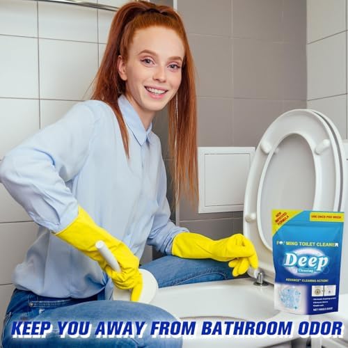 Iaolose 2PCS Toilet Cleaner with Deep Cleaning Powder
