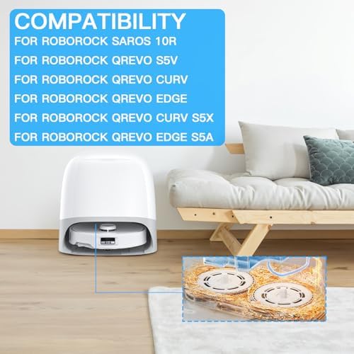Fixbetter Replacement Mop Pads with Holder for Roborock Models