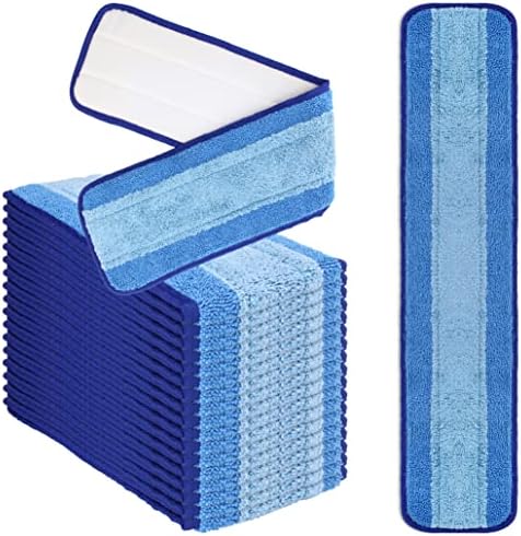 LTWHOME 24 Inch Microfiber Mop Refill Pads Pack of 18