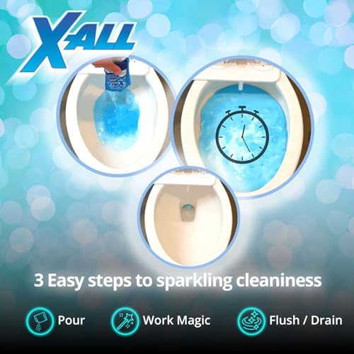 X All Foaming Toilet Bowl Cleaner - Self-Activating Miracle Powder