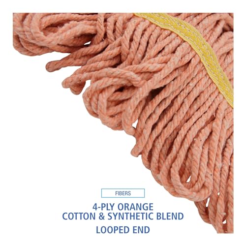 Boardwalk Super Loop Wet Mop Head 5 Headband Small Size Orange