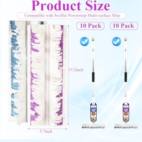 YAYODS 20 Pack Swiffer Power Mop Refills 1