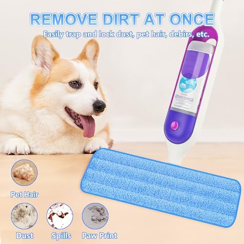 6 Pack Reusable Mop Pads for Swiffer Power Mop