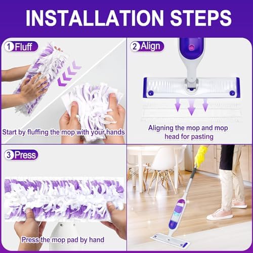 25 Pack Disposable Mopping Pads for Swiffer PowerMop