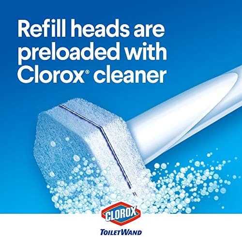 Clorox Wand Heads 6 Count for Powerful Toilet Cleaning