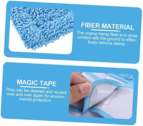 SHERCHPRY Microfiber Mop Pads 2-Pack Replacement Heads