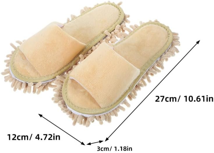 1 Pair Mopping Slippers for Home Cleaning and Warmth