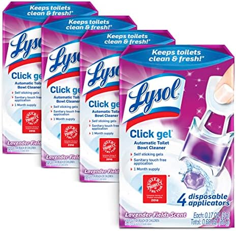 Lysol Toilet Bowl Cleaner Lavender Pack of 4