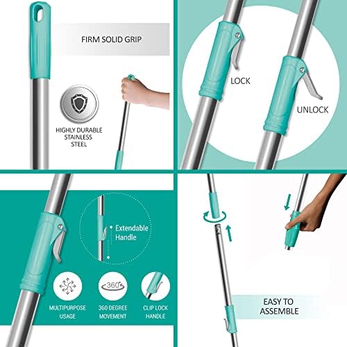 Spotzero By Milton Replacement Handle with Microfiber Refill