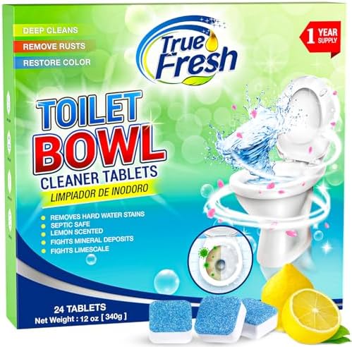 True Fresh Toilet Bowl Cleaner Tablets 24-Pack 1 Year Supply