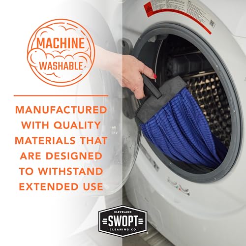 SWOPT Microfiber Wet Mop with Interchangeable Handle