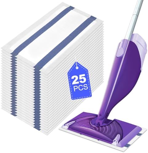 YagoDago 25 Count Swiffer WetJet Mop Pad Refills