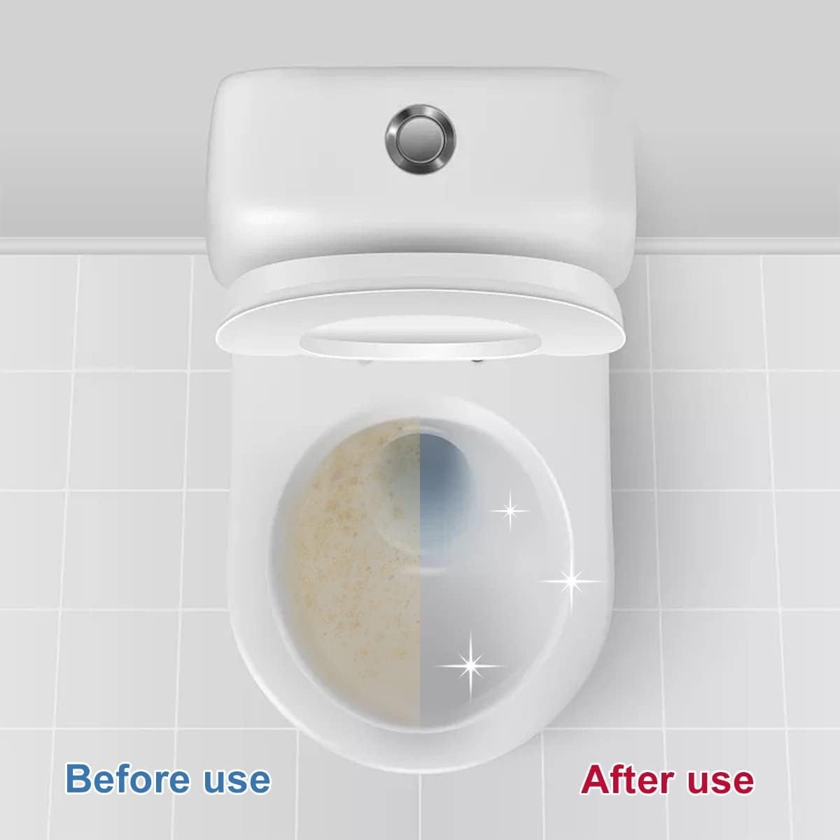 KIISIISO Toilet Bowl Cleaner Tablets 12-Pack