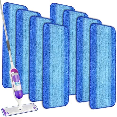 8-Pack Reusable Swiffer Mop Pads for 13-15 Spray Mop