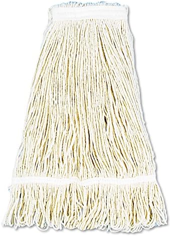 Boardwalk BWK424CEA 24 oz Cotton Pro Loop Wet Mop Head - White