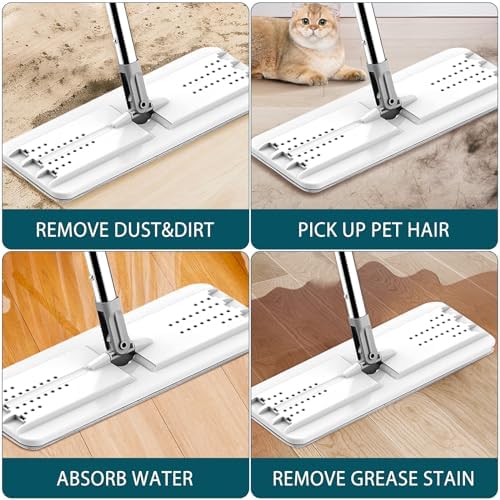 Yicotira Microfiber Mop Pads - 33 Pack for 13 x 49 Flat Mop