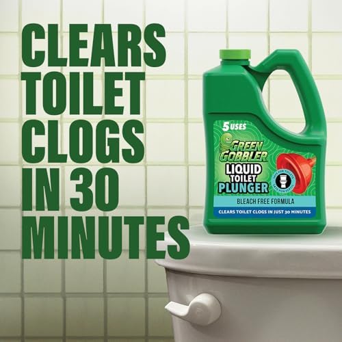 Green Gobbler Liquid Toilet Plunger Clog Remover