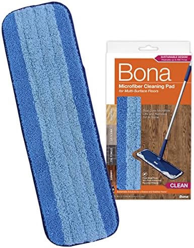 Bona Microfiber Cleaning Pad - 1 Pack Blue