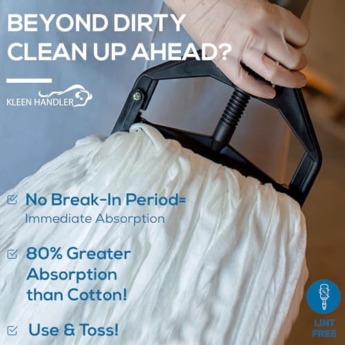 KLEEN HANDLER Non-Woven Mop Head Refill Pack of 6