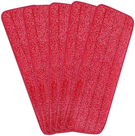 H-Gamely 165 Inch Reusable Mop Pads for Bona System