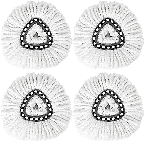 StrengthMix Spin Mop Refill Heads 4-Pack Machine Washable