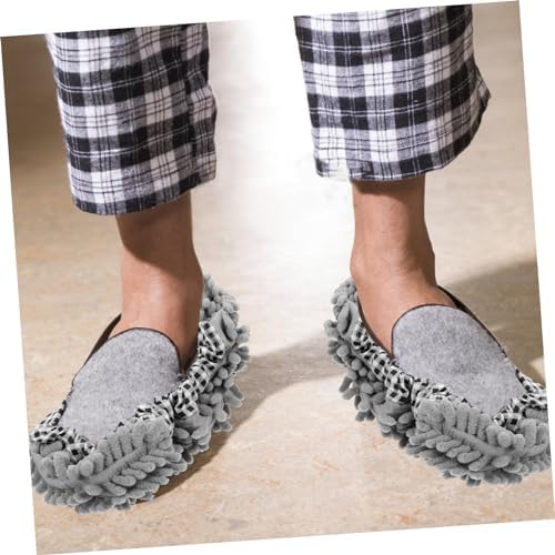 Microfiber Mop Slippers 2 Pairs for Home Cleaning