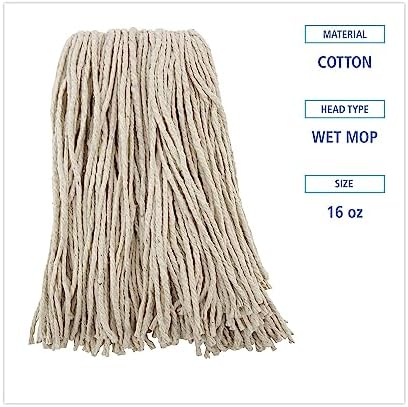 Boardwalk Premium Cut-End Wet Mop Heads 12CT
