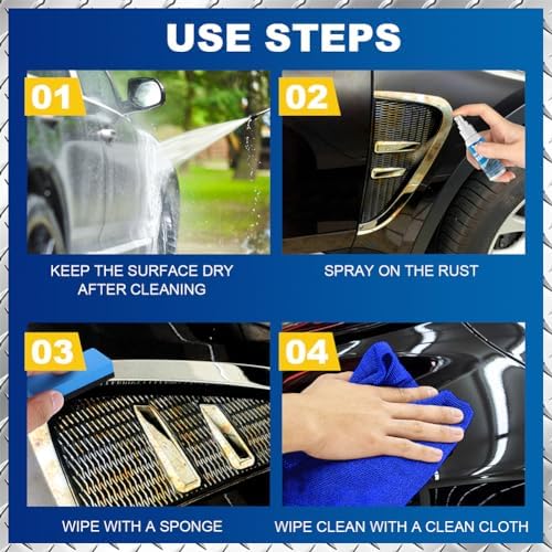 WRSFXV Multi Purpose Rust Remover Spray 3pcs