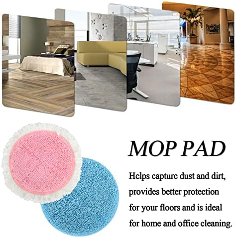 BeiLan 6-Pack Electric Mop Pads for 728 Inch Floor Cleaning