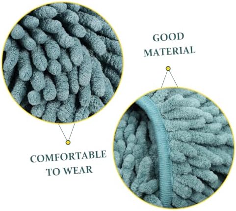 Sherchpry Reusable Chenille Mop Slippers for Floor Cleaning