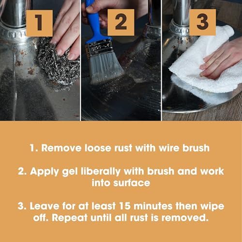 Furniture Clinic Rust Remover Gel 500ml Fast Acting