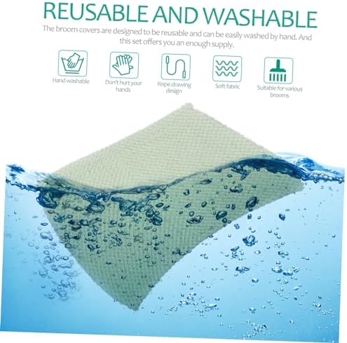 CALLARON Durable Washable Mop Pad Covers Set