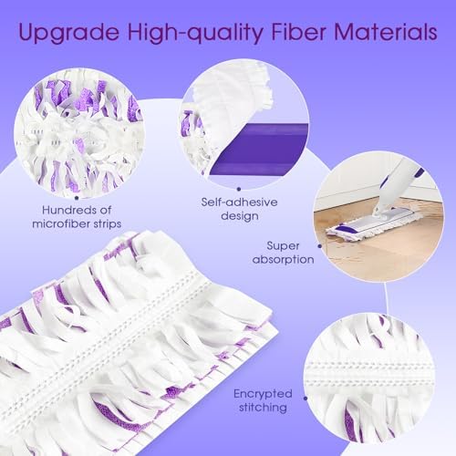 21 Pack Replacement Mop Pads for Swiffer Power Mop