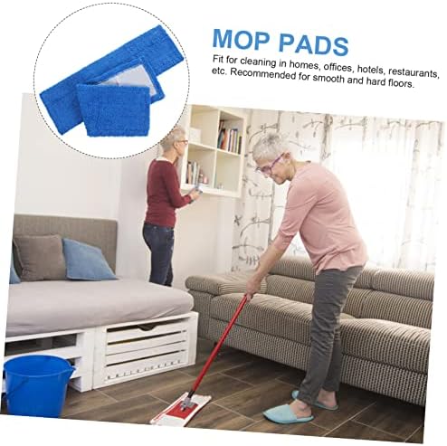 Blue Reusable Mop Pads for Hardwood Floors