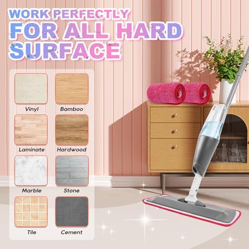 46 Pack Microfiber Mop Pads for Rubbermaid Reveal Spray Mop