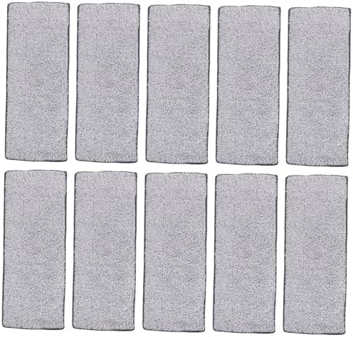 10pcs Reusable Microfiber Mop Pads for Hardwood Floors