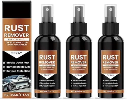 Fast-Acting Rust Remover Spray 3PCS for Tools and Surfaces
