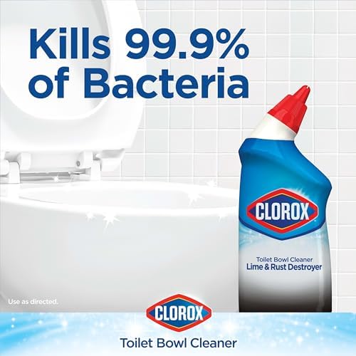 Clorox Toilet Bowl Cleaner Lime Rust Destroyer 24 Oz Pack of 2