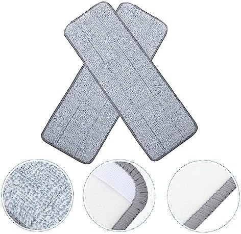 2pcs Replacement Mop Pads for Hardwood Tile Marble