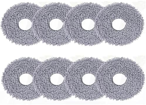 Sgizoku Microfiber Mop Pads for Roborock Q RevoQrevo MaxV - 8Pcs Set