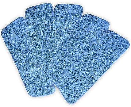 5pcs Microfiber Mop Pads Set Wet Dry Replacement Heads for Deep Cleaning