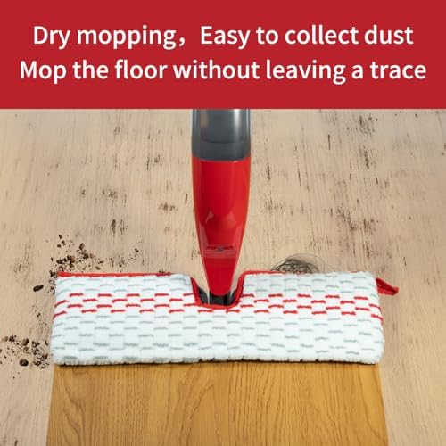 4 Pack Microfiber Spray Mop Pads for Oceda ProMist MAX