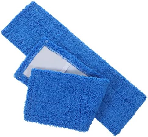2Pcs Coral Fleece Mop Pads Reusable Washable