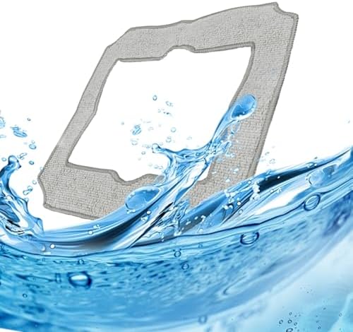 JZSTARINGE Mopping Pads for ECOVACS Winbot Mini 9 Pcs Reusable Cleaning Replacement